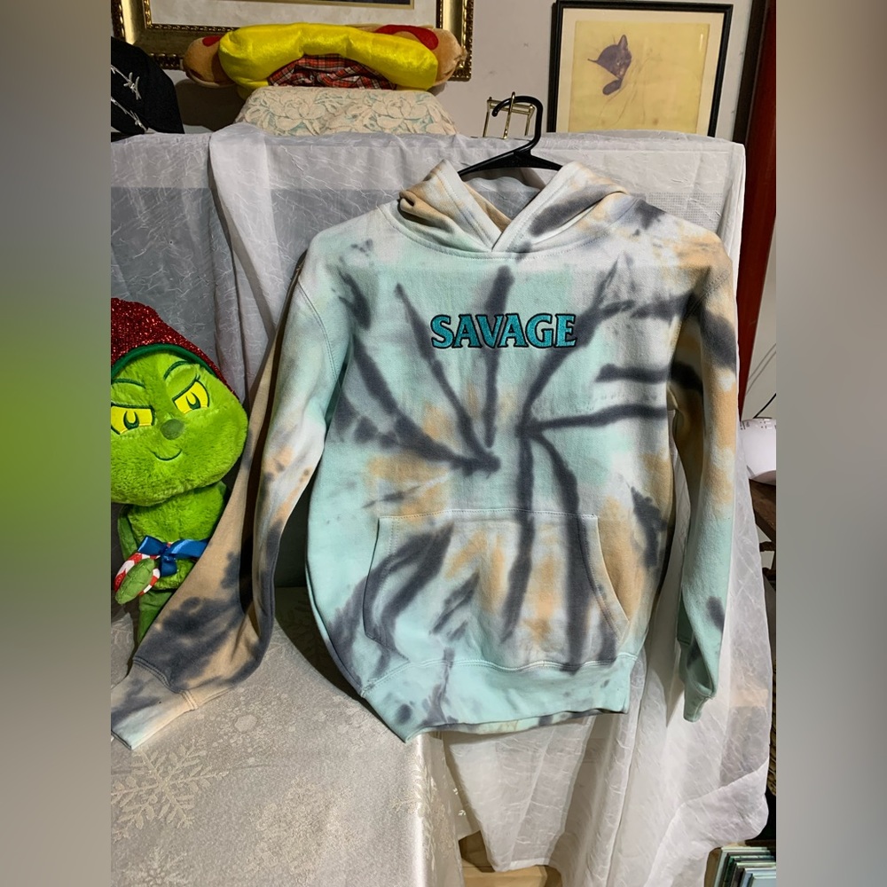 Kids Eighty Eight Savage Tie Dye Hoodie